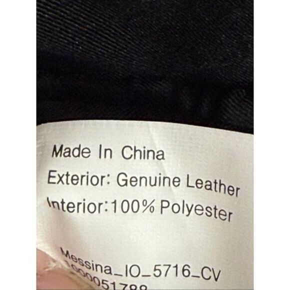 Elliott Lucca Messina Triple Zip Small Crossbody Bag Metallic Leather - Picture 10 of 14